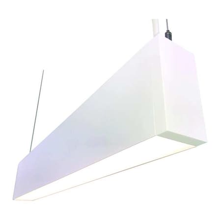 Albeo LALS24A0BW10MM10T40VQCMWHTE LED Suspended Fixture, 4 ft L, 1000 lm, 32W