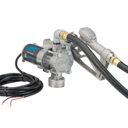 GPI 137100-01 Fuel Transfer Pump, 12V DC, 8 gpm Max. Flow Rate, 1/10 HP, Cast Aluminum, 1 in NPT Inlet
