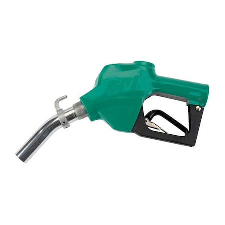 GPI 906008-570 Fuel Nozzle, Green, Curved, 16 in Aluminum Spout