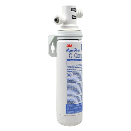3M 04-99535 Water Filter System, 0.8 gpm, 0.5 Micron, 12 5/8 in H