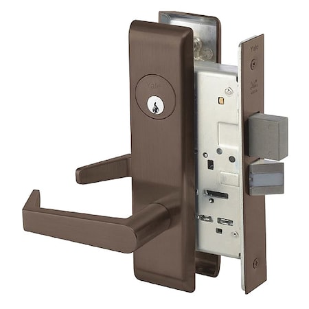 Assa Abloy Accentra 8847FL AUCN 613E RH LC Mortise Lockset, Mechanical, Entrance