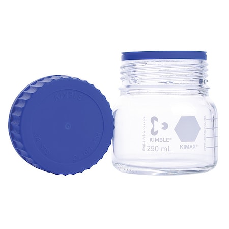 Kimble Chase 14394-10L Media Bottle, Borosilicate Glass, 385 mm H