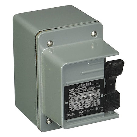 Siemens SMFFW1P Manual Motor Starter, ToggleSwitch, Thermal