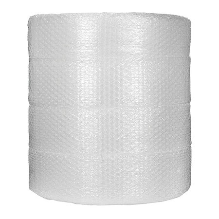 Bubble Wrap 100029872 Standard Bubble Roll, 48 in Roll W, 375 ft Roll L, 5/16 in Bubble Size, Clear, Non-Perforated