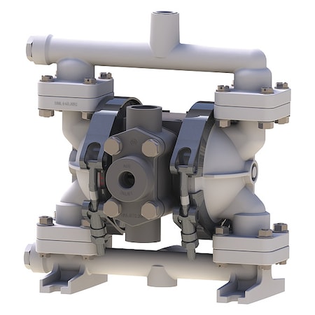Sandpiper PB 1/4,TS4CA. Dbl Diaph Pump, 1/4 in FNPT, Santoprene, 5 gpm