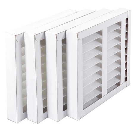 Extract-ALL RF-987-Pleat4pk AirFilter, 2 in D, 12 in H, 12 in W, Pleated