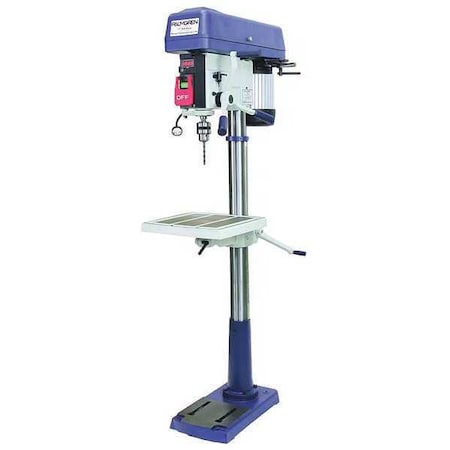 Palmgren 9680177 Floor Step Drill Press, 1 Ph, 17