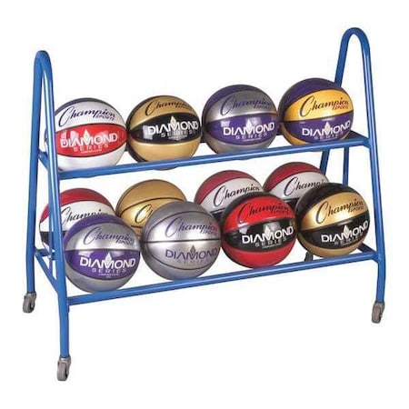 Champion Sports BRC12 Delux Heavy Duty, 12 Ball, Cart 38x17.5x38