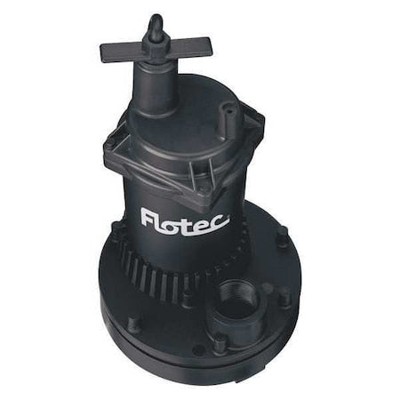 Pentair Flotec FP0S1250X Plug-In Utility Pump, 8 ft, 10 in H, 115V AC