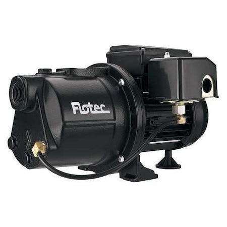 Pentair Flotec FP4105 Jet Pump, Cast Iron, Shallow Well, 1/2 HP