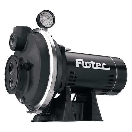 Pentair Flotec FP4312 Jet Pump, Thermoplastic, Convertible, 1/2 HP