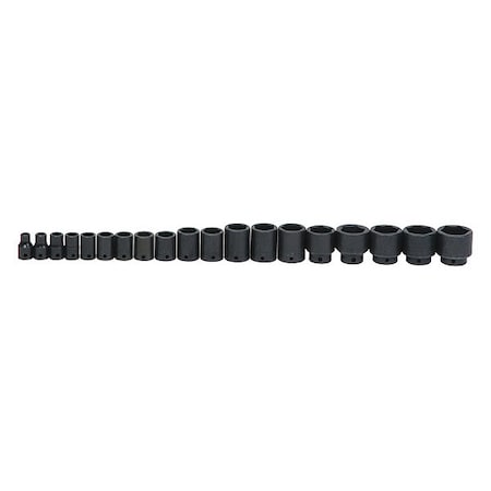 Williams JHWWS-4-19RC Impact Socket Set, 1/2