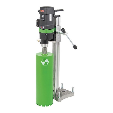 CS Unitec DBE 201 Diamond Core Drill, 18 Amp, 6 in dia max