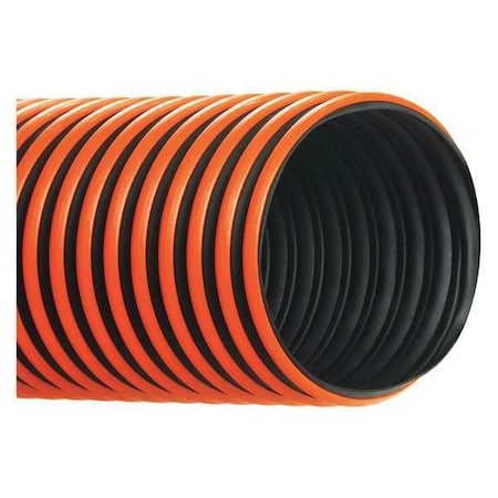 HI-Tech Duravent 2002-0600-1725 Ducting Hose, Black; Orange, 25 ft L