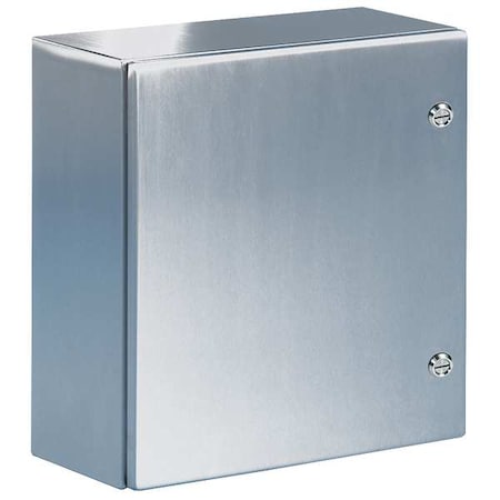 Rittal WM161208NC 1/4 Turn Latch Electrical Enclosures, 15.80 in H, 8.30 in D, 12 in W, 1, 12, 3R, 4, Steel