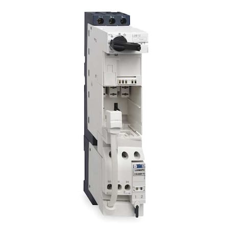 Schneider Electric LU2B12B Motor Starter Power Base, Reversing, 1NC/1NO, 24V AC, 3 P, Screw Clamp