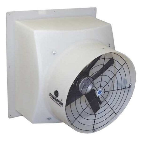 Schaefer PFM163P13 Agr ExtFn, 16In Bld Dia, Polyetl, 115/230V