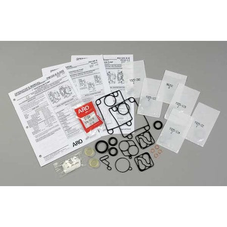 ARO 637389 Air Motor Kit, w/ (5) U-Cups/Pilot Piston