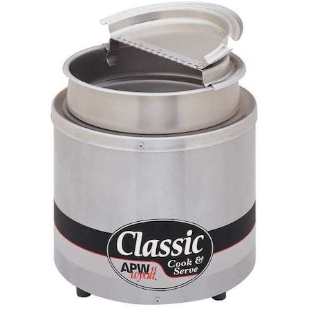 APW Wyott RCW-7SP Food Warmer, 7 qt, 10 in H, Silver