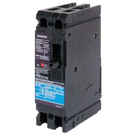 Siemens ED22B080 Molded Case Circuit Breaker, ED2 Series, 80A, 2 Pole, 240V AC, 10kA at 240V AC