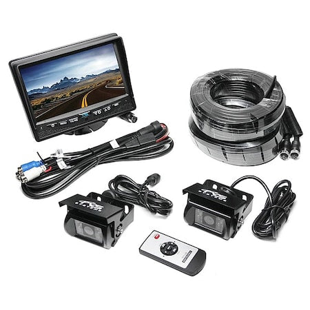 Rear View Safety/rvs Systems RVS-770615-NM Rear View Camera System, (3) Camera Setup