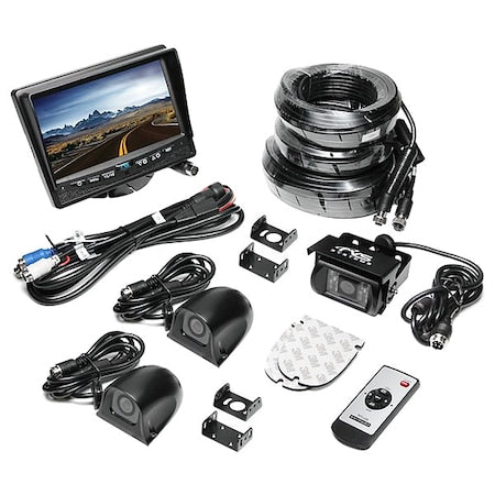 Rear View Safety/rvs Systems RVS-770616-NM Camera System(1)Surface, (2) Side Cameras