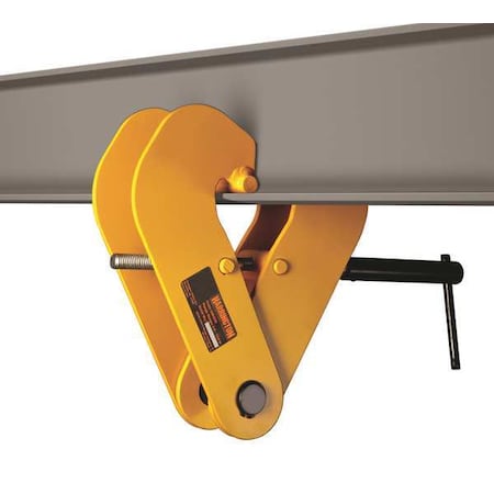 Harrington UBC020 Beam Flange Clamp, Steel, 4,000 lb