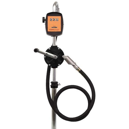 DAYTON 6HKV4 HandPump, Rotary, CastIron, 10.67 oz/stroke