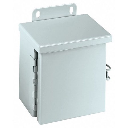 Wiegmann RHC121206 Padlockable Hasp Electrical Enclosures, 12 in H, 6 in D, 12 in W, 3R, Steel