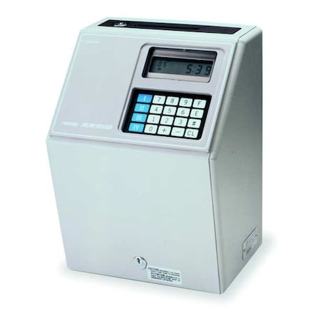 Amano MJR7000EZ Time Clock, Computerized, 8 In. Depth