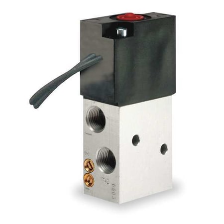 ARO P211SC-024-D Solenoid Air Control Valve, 1/8 In, 24V DC