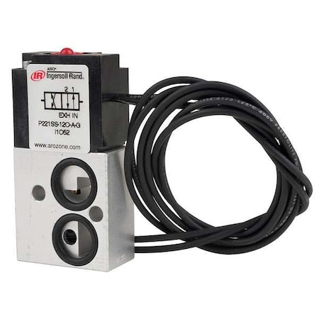 ARO P221SS-120-A Solenoid Air Control Valve, 1/8 In, 120V AC