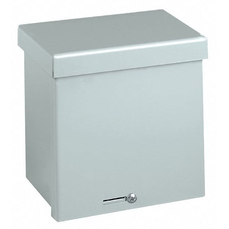 Wiegmann RSC181808G Padlockable Hasp Electrical Enclosures, 18 in H, 8 in D, 18 in W, 3R, Steel