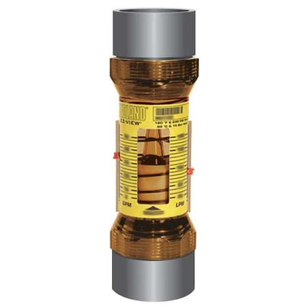 Hedland H619-010-R Flowmeter, 2 SOC, 10-100 GPM