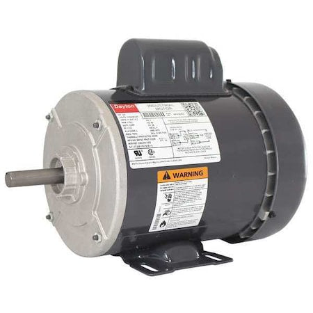 DAYTON 6K938 Capacitor-Start General Purpose Motor, 3/4 hp HP, 115/208-230V AC Voltage, 56 Frame