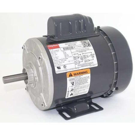DAYTON 5UKE5 Capacitor-Start General Purpose Motor, 1/4 hp HP, 56 Frame, 115/208-230V AC Voltage