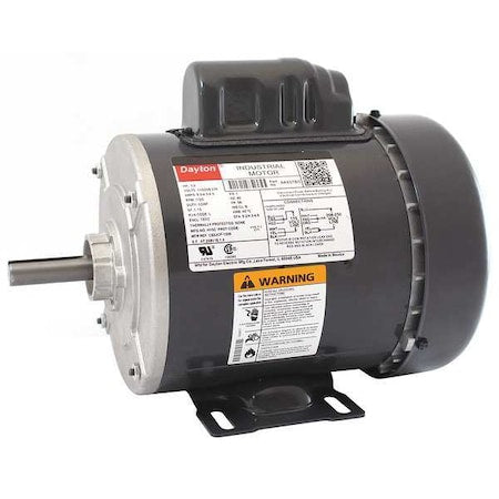 DAYTON 6K937 Capacitor-Start General Purpose Motor, 1/2 hp HP, 115/208-230V AC Voltage, 56 Frame