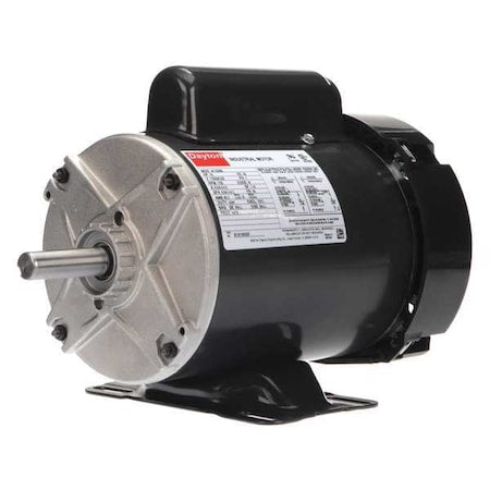 DAYTON 6K122 Capacitor-Start General Purpose Motor, 1/2 hp HP, 115/208-230V AC Voltage, 56 Frame