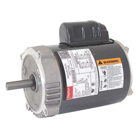 DAYTON 6K181BG Capacitor-Start General Purpose Motor, 1/3 hp HP, 115/208-230V AC Voltage, 56C Frame