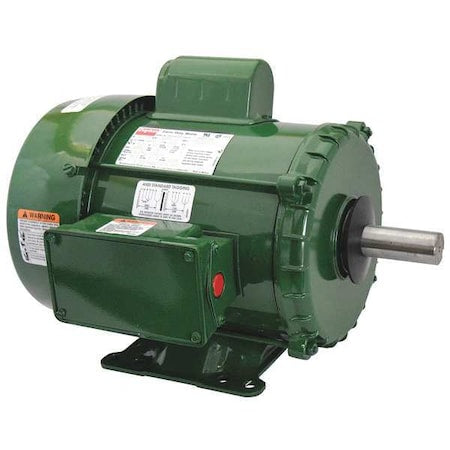 DAYTON 6K313 High Torque Farm Duty Motor, Capacitor-Start, 2 HP, 115/230V AC, 1,740 Nameplate RPM, 182T Frame
