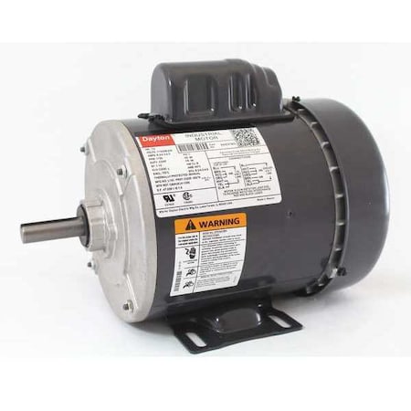 DAYTON 6K637 Capacitor-Start General Purpose Motor, 1/2 hp HP, 115/208-230V AC Voltage, 56 Frame