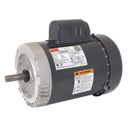 DAYTON 6K831 Capacitor-Start General Purpose Motor, 3/4 hp HP, 115/208-230V AC Voltage, 56C Frame