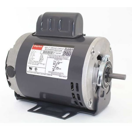 DAYTON 6K872 Split-Phase Start/Capacitor-Run Belt Drive Motor, 1/2 HP, 56Z Frame, 115V AC Voltage