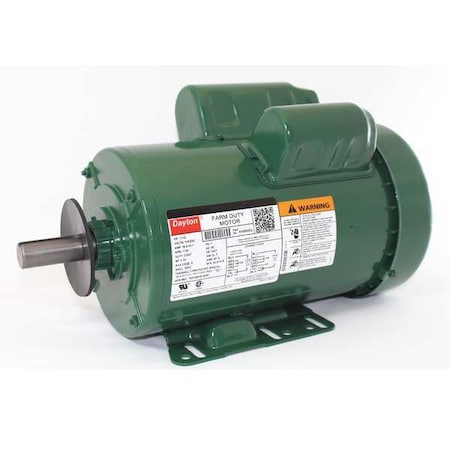 DAYTON 6K886 Extra High Torque Farm Duty Motor, Capacitor-Start/Run, 1 1/2 HP, 115/230V AC, 1,725 Nameplate RPM