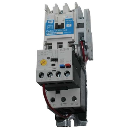 Eaton AN19AN0C5E005 NEMA Magnetic Motor Starter, Non-Reversing, 1NO, 480V AC, 3 P