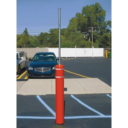 Post Guard 133NGMR Flexible Bollard, Fold Down, 7-7/16
