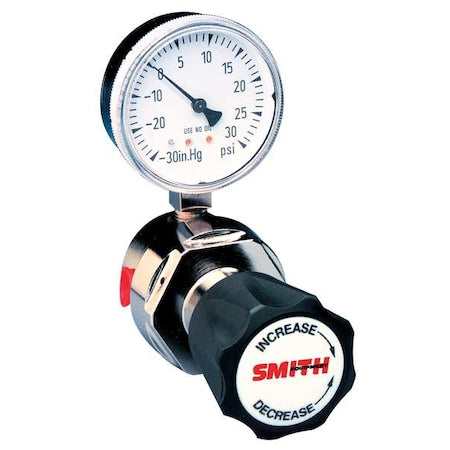 Smith Equipment 201-0000 High Purity Gas Regulator, Argon, Helium, Nitrogen, Single Stage, 1/4 in Inlet, 1/4 in Outlet