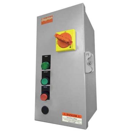 Hoffman VS-CE1016SSP1 IEC Combo Str, 11 to 16 A, 120V Coil, 1 Enc