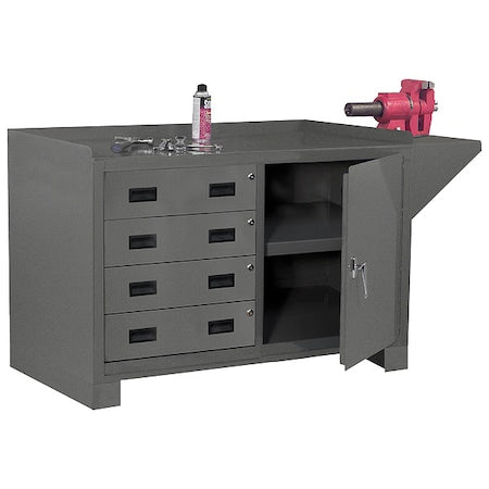 Durham MFG 3404-95 14 ga. Steel Cabinet Workbench, 48