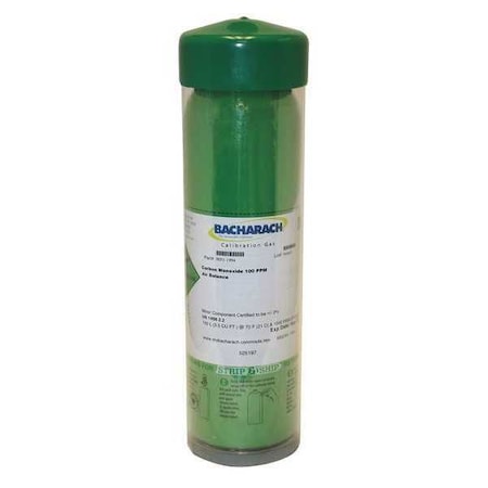 Bacharach 24-0492 CalibrationGas, Cylinder, 103L, CO